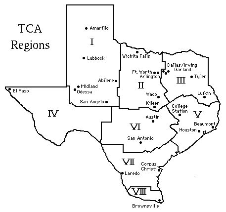 TCA regions